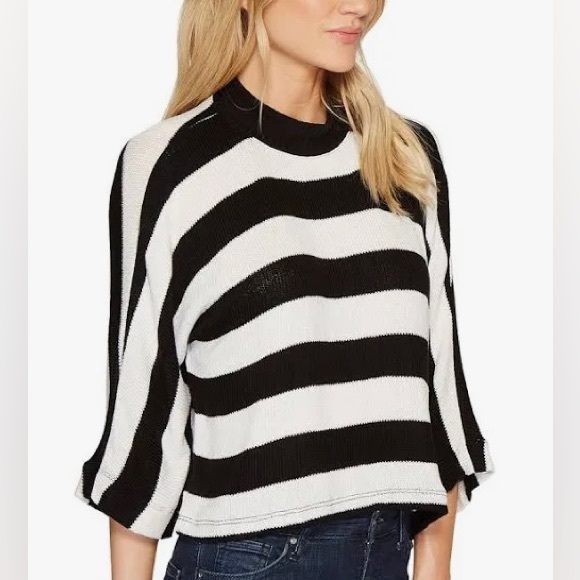 Splendid | Striped Dolman Sleeves Pullover Sweater Sz XS/S🎃 - Picture 3 of 9
